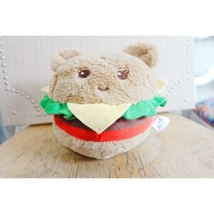 BMI‎ Merchandise Cheeseburger Bear Plush Pillow 8" Stuffed Pillow Plush